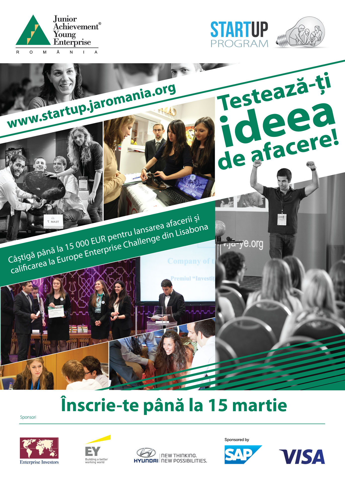 Poster online FB email website